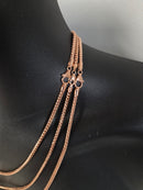 10k 3mm rose Gold Franco Chain solid/full