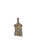 10k Medium Jesus piece 0.72ct diamonds