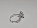 Beautiful oval Shape 5.52CT VS Lab Diamond Engagement Rings in 14k