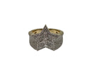 10k Star Ring 1.37ct Diamonds