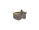 10k Star Ring 1.37ct Diamonds