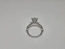 Beautiful Pear Shape 3.75CT VS Lab Diamond Engagement Rings in 14k