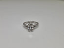 Bague de fiançailles en or blanc 14k 2.50ct Marquise  vs diamant lab