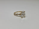 Beautiful Oval Shape 3.30CT VS Lab Diamond infinity style