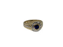 Bague rond en or 10k