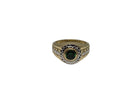 Bague rond en or 10k
