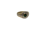 Bague rond en or 10k