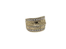 Bague dernier repas de jesus en or 10k