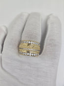 Bague dernier repas de jesus en or 10k