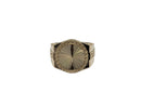 10k Round Greek Meduse Style Ring