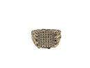 Bague « Classy » en crocodile, 10 carats