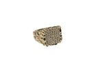 Bague « Classy » en crocodile, 10 carats