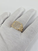 Bague « Classy » en crocodile, 10 carats