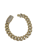 Bracelet en or jaune de Monaco 10k 5mm