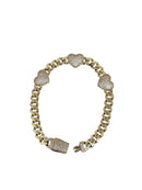 bracelet monaco coeur en or 10k 6mm