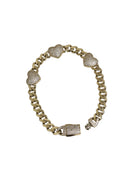 bracelet monaco coeur en or 10k 6mm
