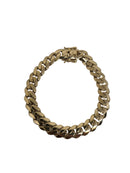 Bracelet en or jaune de Monaco 10k 5mm