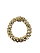 Bracelet en or jaune de Monaco 10k 5mm