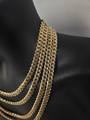 8MM Chaine Miami Cuban Link en or 10 Karat