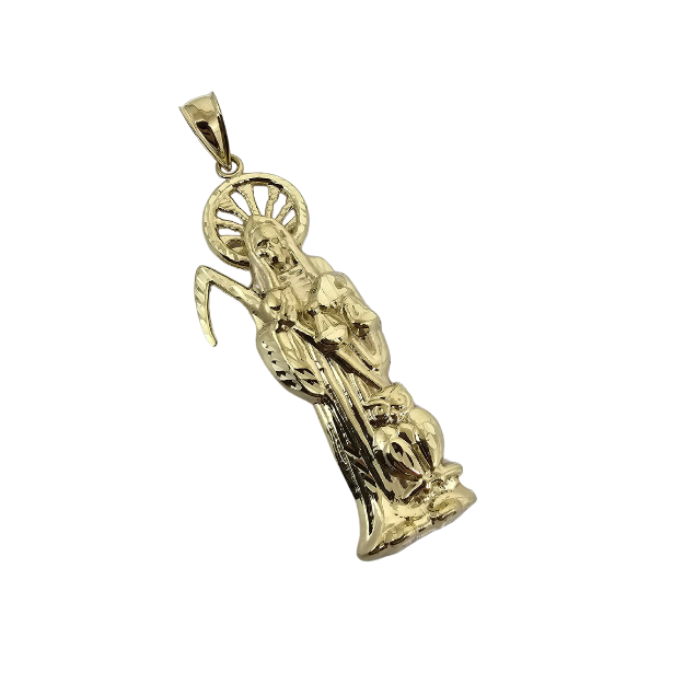 10k Gold Reaper Pendant New