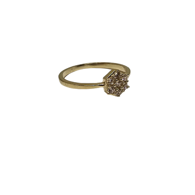 10k Gold  Women Flower  Ring New cali-102