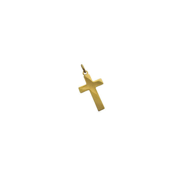 Pendentif croix en or 10k Milo