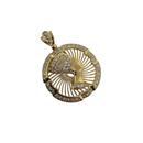 10K Gold Cleopatra Pendant New