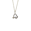 10K Gold Singapore Chain+ 10K Gold Mi Corazon Pendant
