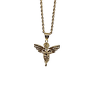 Rope Chain 10K Gold + Angel 10k NEW