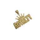 10k ROYALTY CROWN Yellow Gold