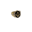 10k Gold G Men Ring
