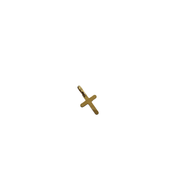 Pendentif croix en or 10k Gianni