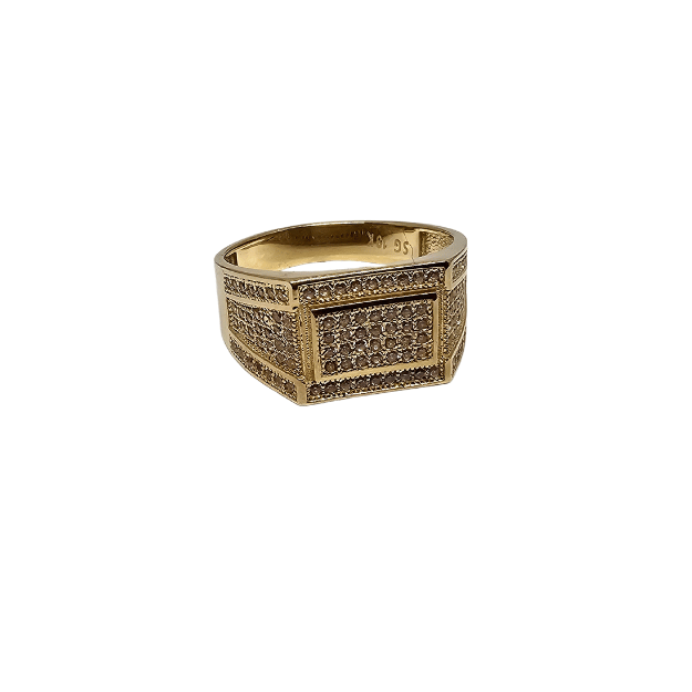 10K Gold Adam Ring New YYY-07