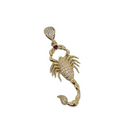 10k scorpion Pendant