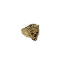 10k Gold Lion Men Ring