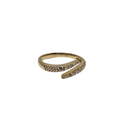 Stunning Natural diamond 0.22 carrat  with  14kt yellow Gold Ring NATDIA5