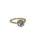10k beautiful round gold ring