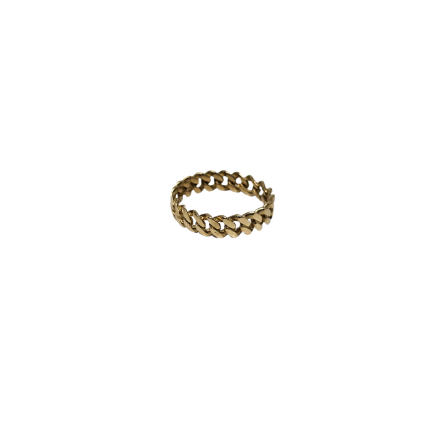 10k Gold Miami cuban link Ring