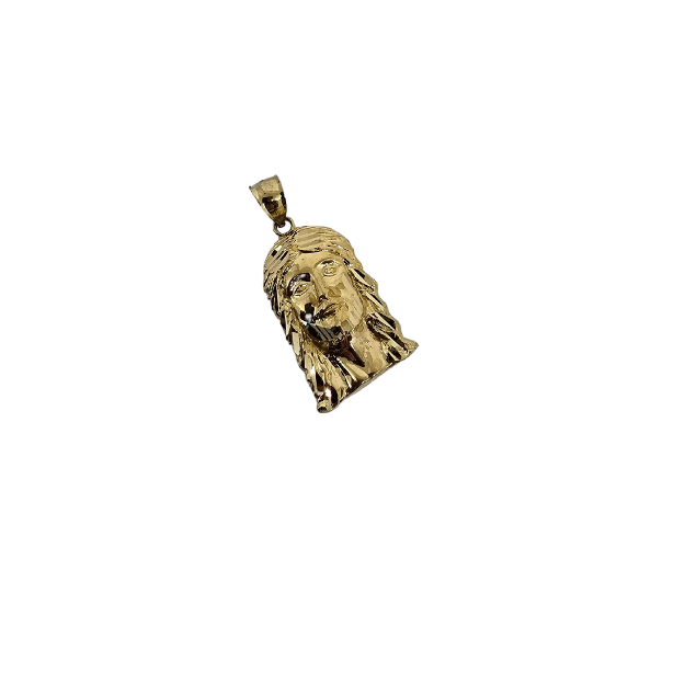 10k Gold Jesus Pendant New