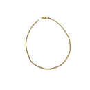 10k 1mm Franco Yellow gold solid/full