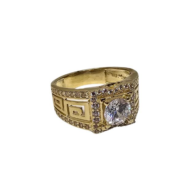 10K Gold Stone Ring New cali-124