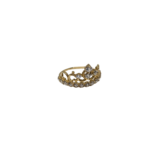 10k Gold Crown Princess  Ring
