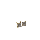 Stunning 10K Yellow Gold Diamond Stud Earrings with 0.20ct Natural SI Diamonds