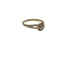 Timeless Round Diamond Ring in 14K Yellow Gold with 0.51ct Natural Diamonds