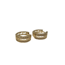 10k greek design style earrings