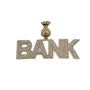 10k Bank Pendant 4.60ct of Diamonds 10k Gold