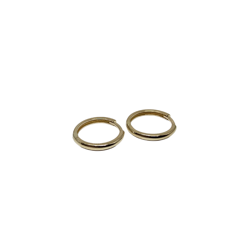 10K Yellow Gold Earrings Huggies