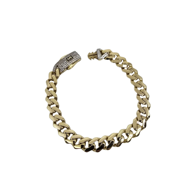 10k Bracelet Monaco 9mm