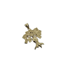 Money tree - 10K Gold  Pendant