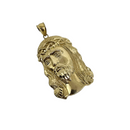 10k Gold Jesus Pendant New